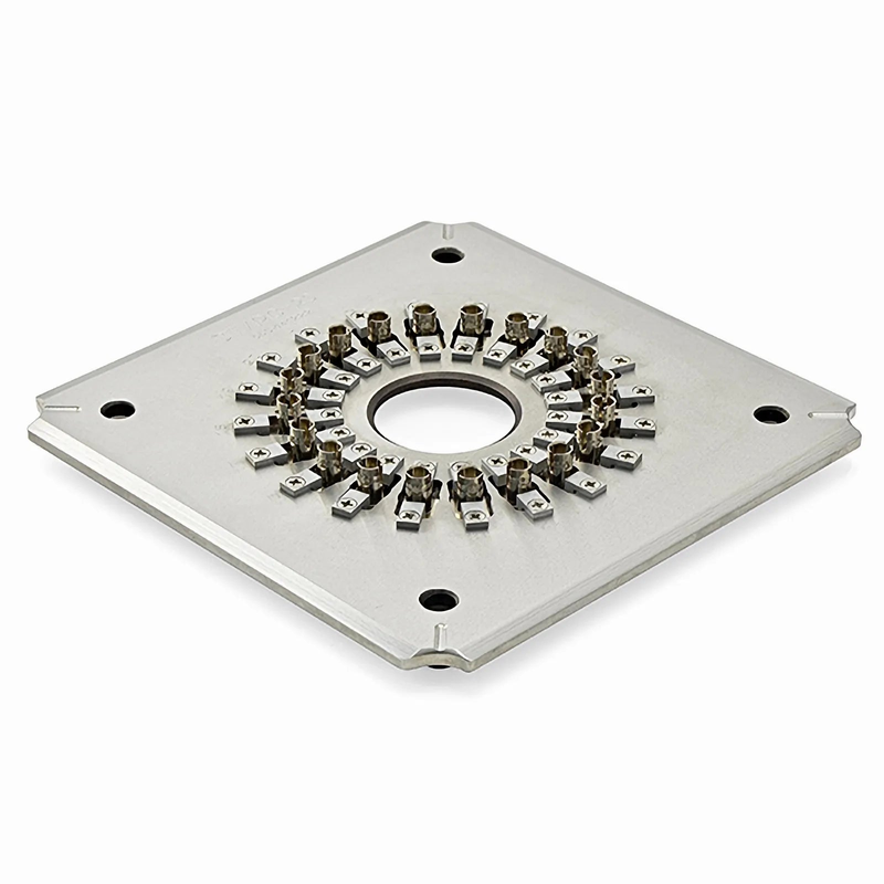 FyberOptix Polishing Fixture/Holder for ST/UPC 20 Connectors (ST/UPC-20 Connector Jig)