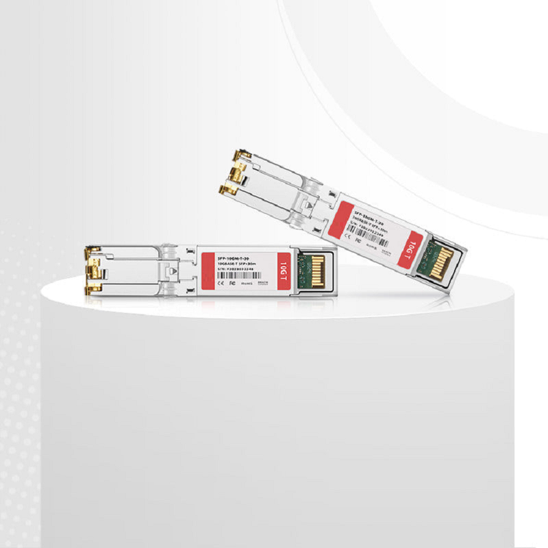 FyberOptix Cisco Compatible 10GBASE-T SFP+ Copper 30m RJ-45 Transceiver Module (LOS)
