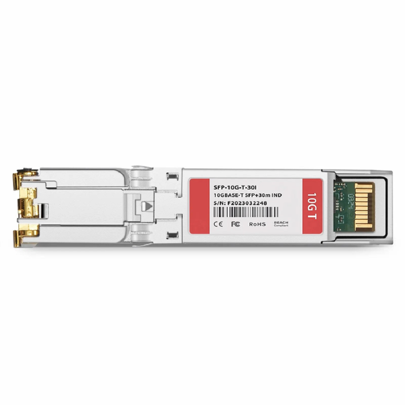 FyberOptix Cisco Compatible 10GBASE-T SFP+ Copper 30m RJ-45 Transceiver Module (LOS)