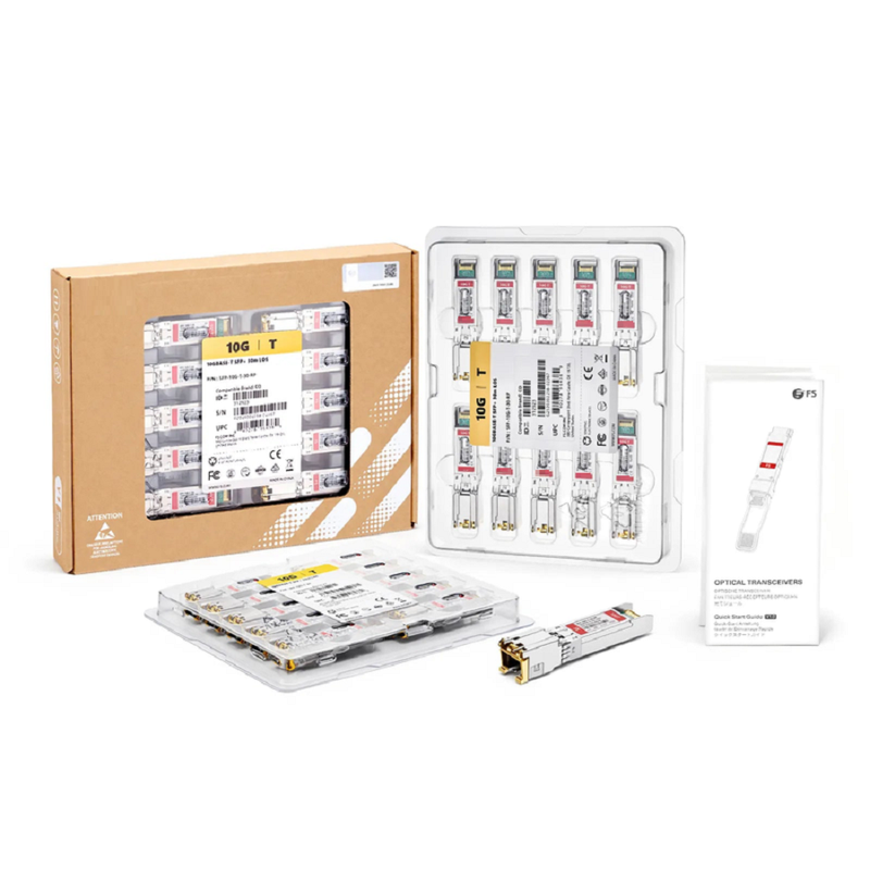 FyberOptix Cisco Compatible 10GBASE-T SFP+ Copper 30m RJ-45 Transceiver Module (LOS)