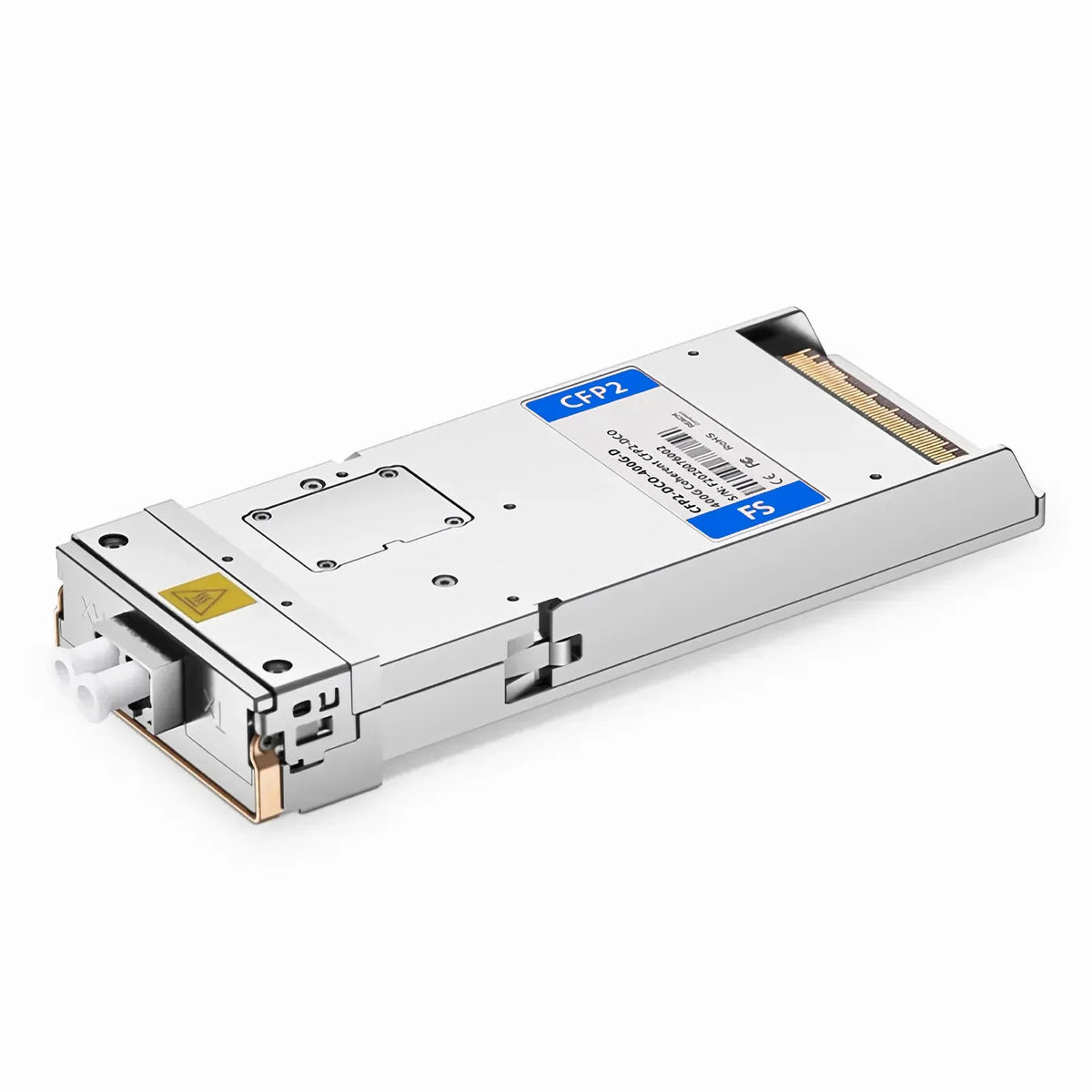 FyberOptix 400G DWDM Tunable CFP2 DCO 80km DOM Duplex LC/UPC SMF Coherent Optical Module, Used with D7000 Series