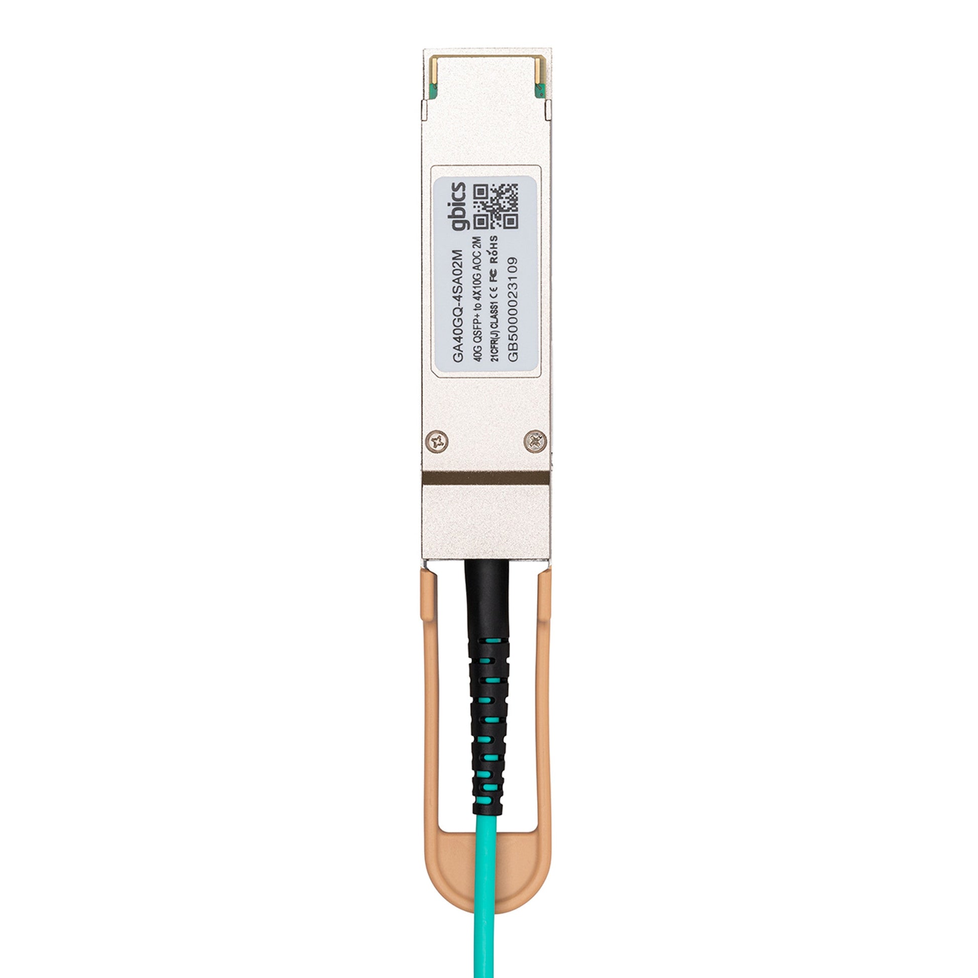 332 - 1367 - Dell Compatible 7 Metre 40G QSFP+ to 4x10G SFP+ Breakout Active Optical Cable - Fyber Optix