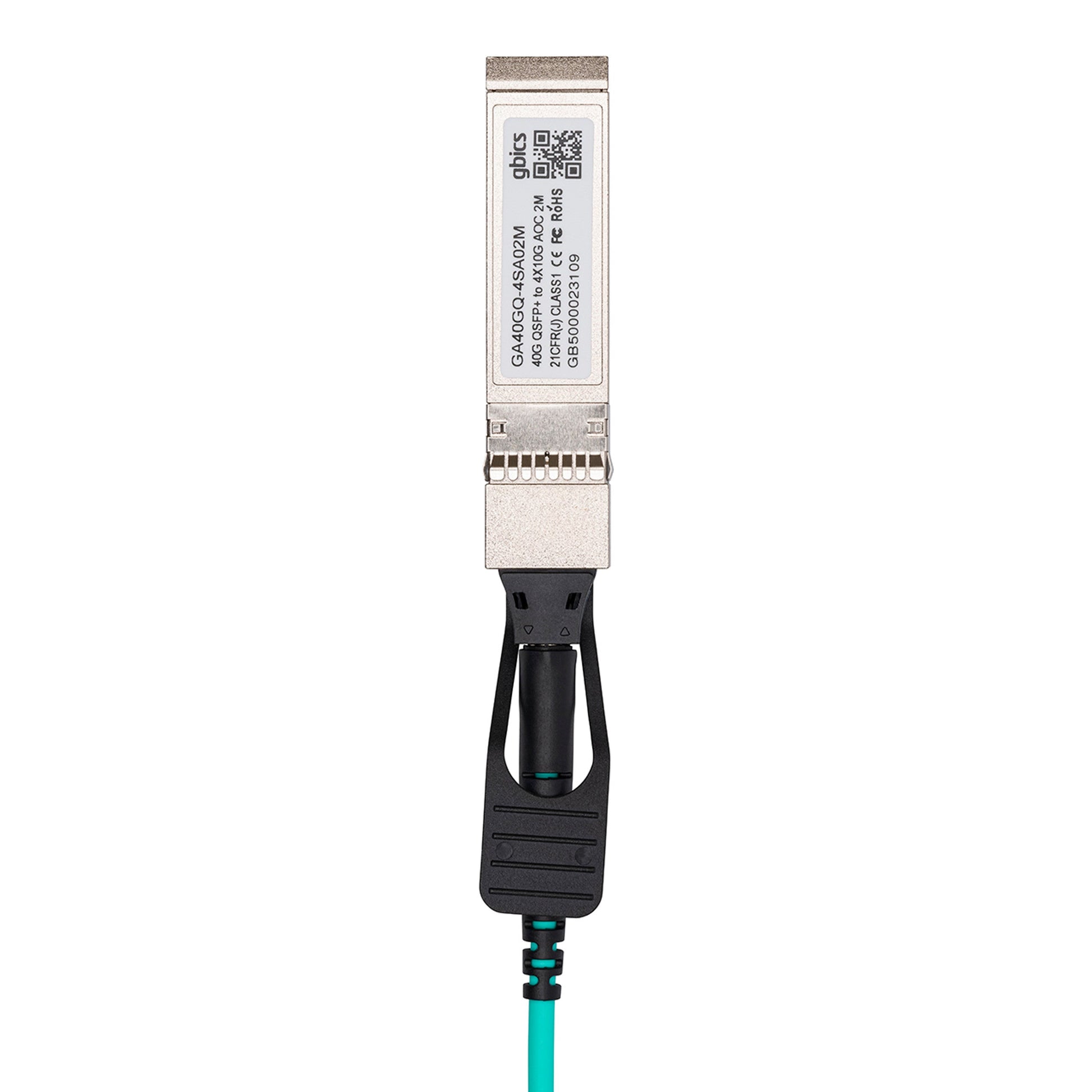 332 - 1367 - Dell Compatible 7 Metre 40G QSFP+ to 4x10G SFP+ Breakout Active Optical Cable - Fyber Optix