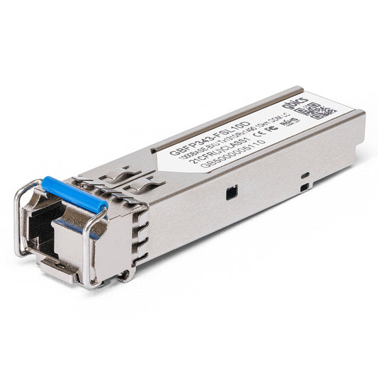 10057 - Extreme Compatible 1000BASE - BX - U BiDi SFP 1310nm - 1490nm 10km DOM Transceiver Module - Fyber Optix