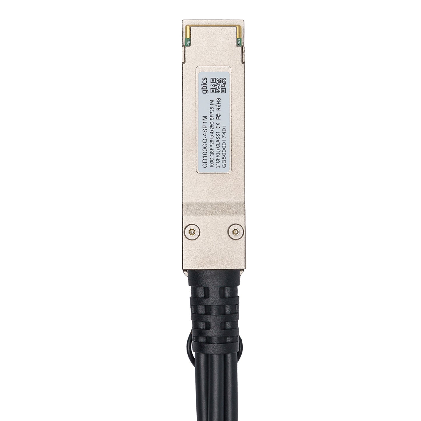 100G QSFP28 to Four SFP28 Passive Cable - Fyber Optix