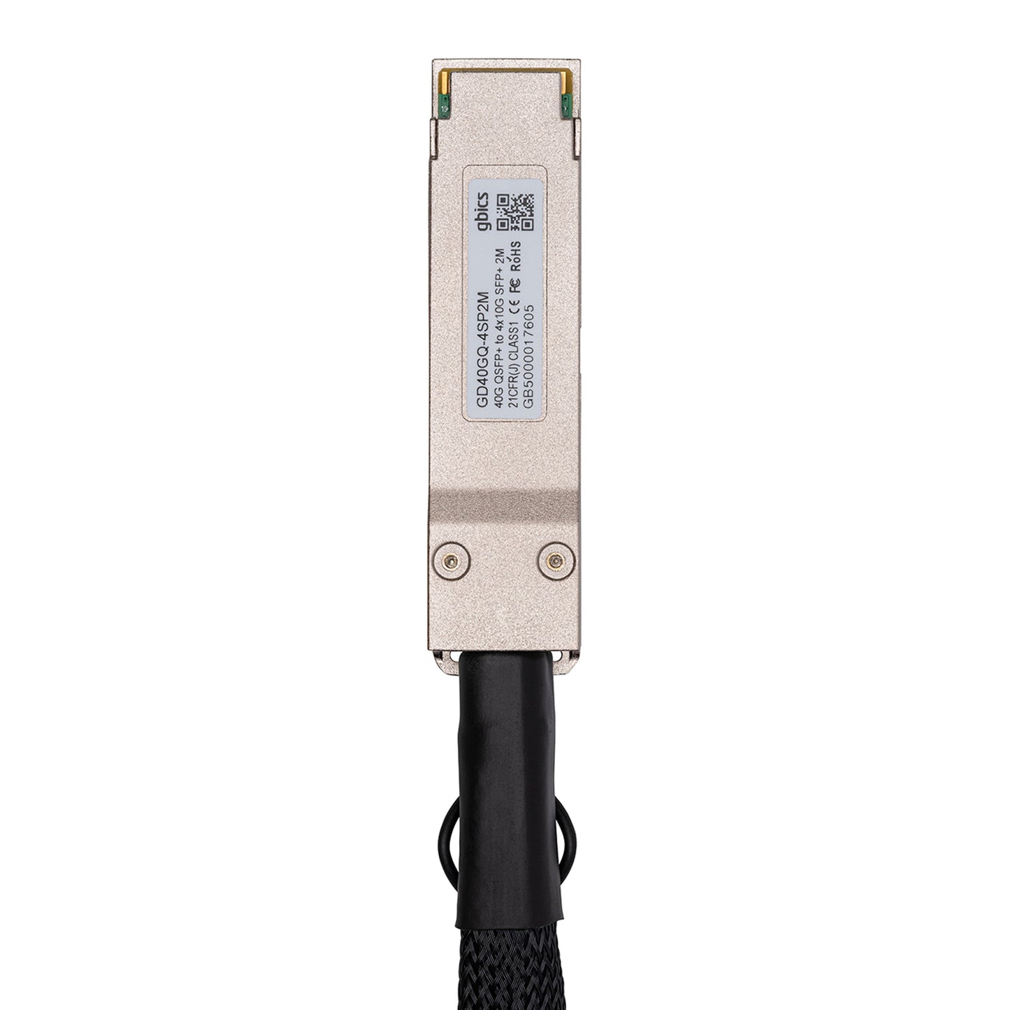 10322 - Extreme Compatible 5 metre 40G QSFP+ to 4x10G SFP+ Passive Direct Attach Copper Breakout Cable