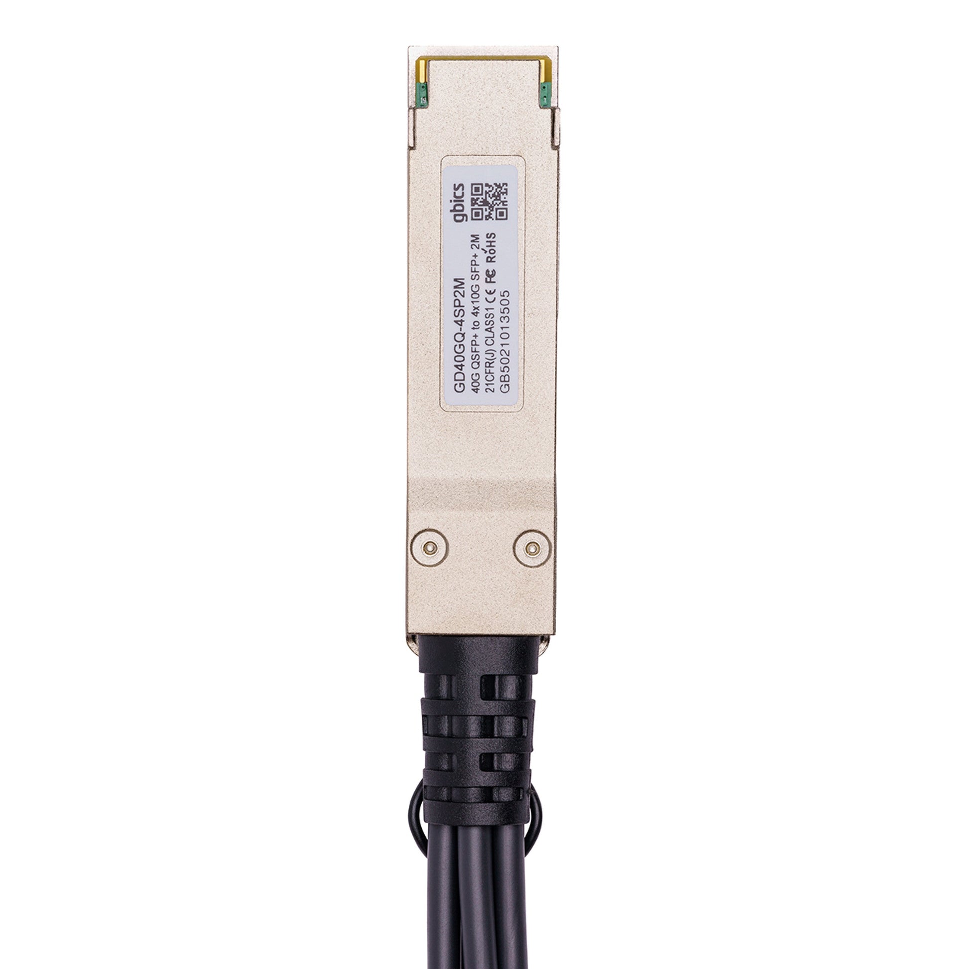 02310MUL - Huawei Compatible 3 Metre 40G QSFP+ to 4x10G SFP+ Passive Direct Attach Copper Breakout Cable - Fyber Optix