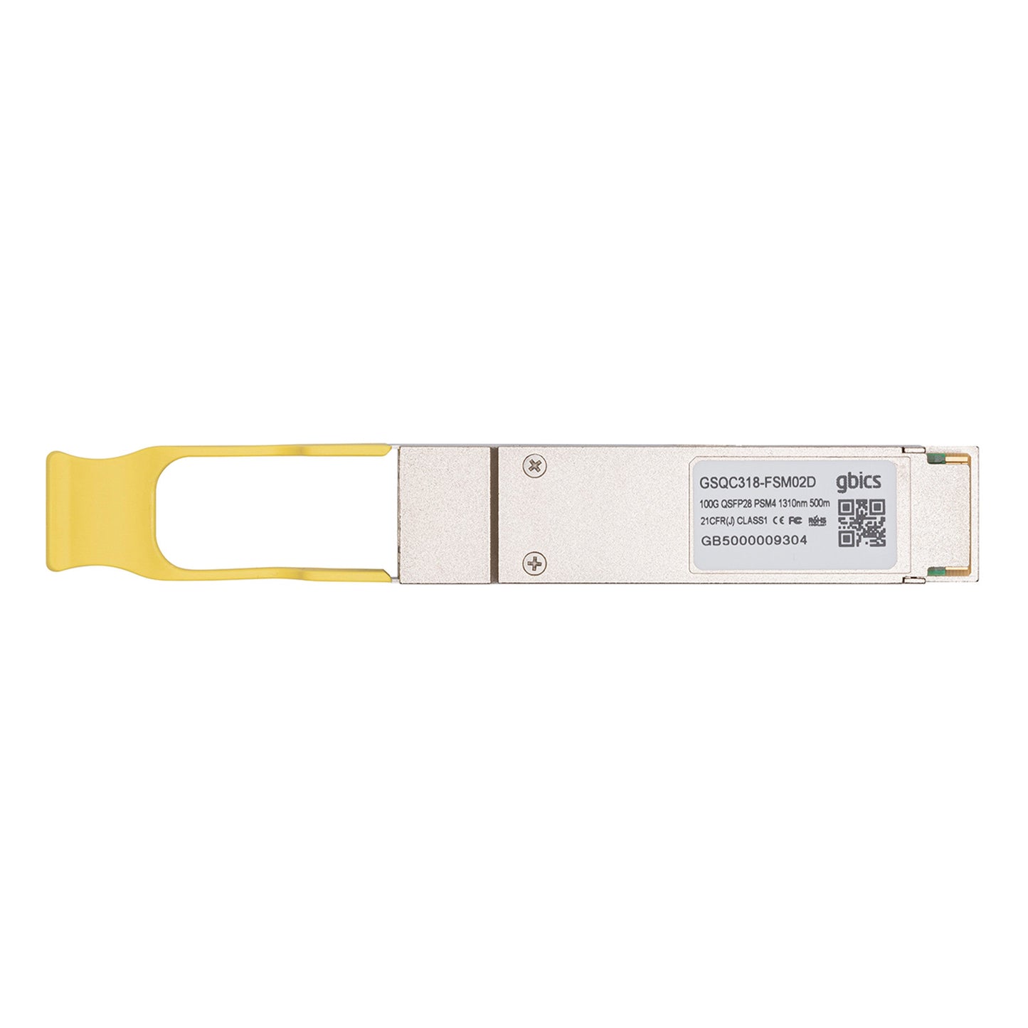 100GBASE-PSM4 Codable QSFP28 1310nm 500m DOM Transceiver Module