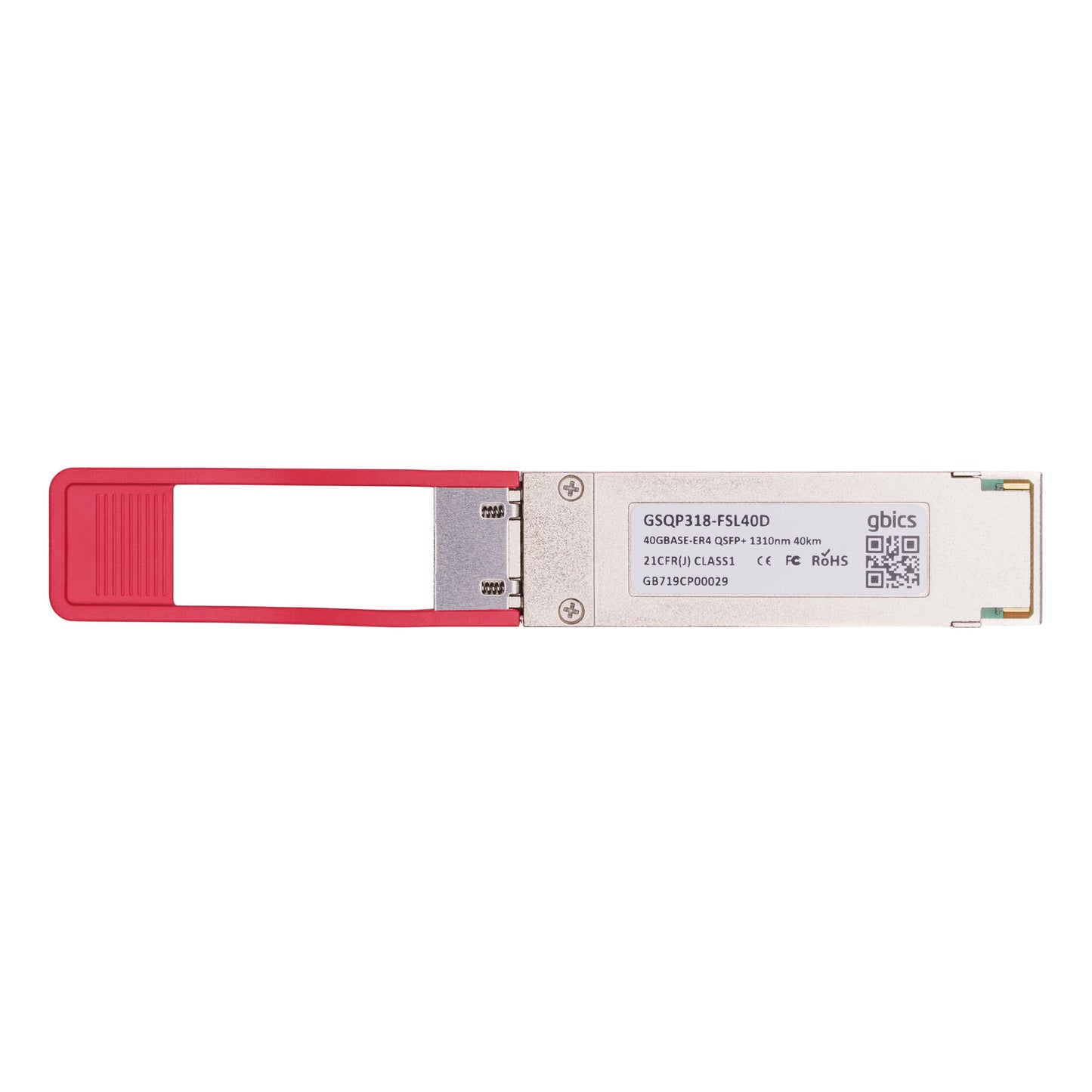 462-3624 - Dell Compatible 40GBASE-ESR4 QSFP+ 850nm 300m MTP/MPO DOM Transceiver Module