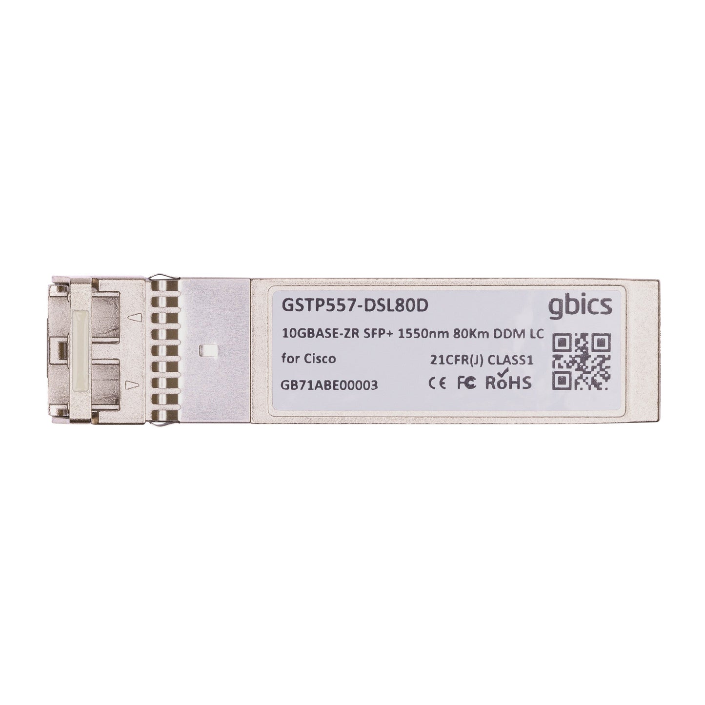 10G - SFPP - ZR - Brocade/Ruckus Compatible 10GBASE - ZR SFP+ 1550nm 80km DOM Transceiver Module - Fyber Optix