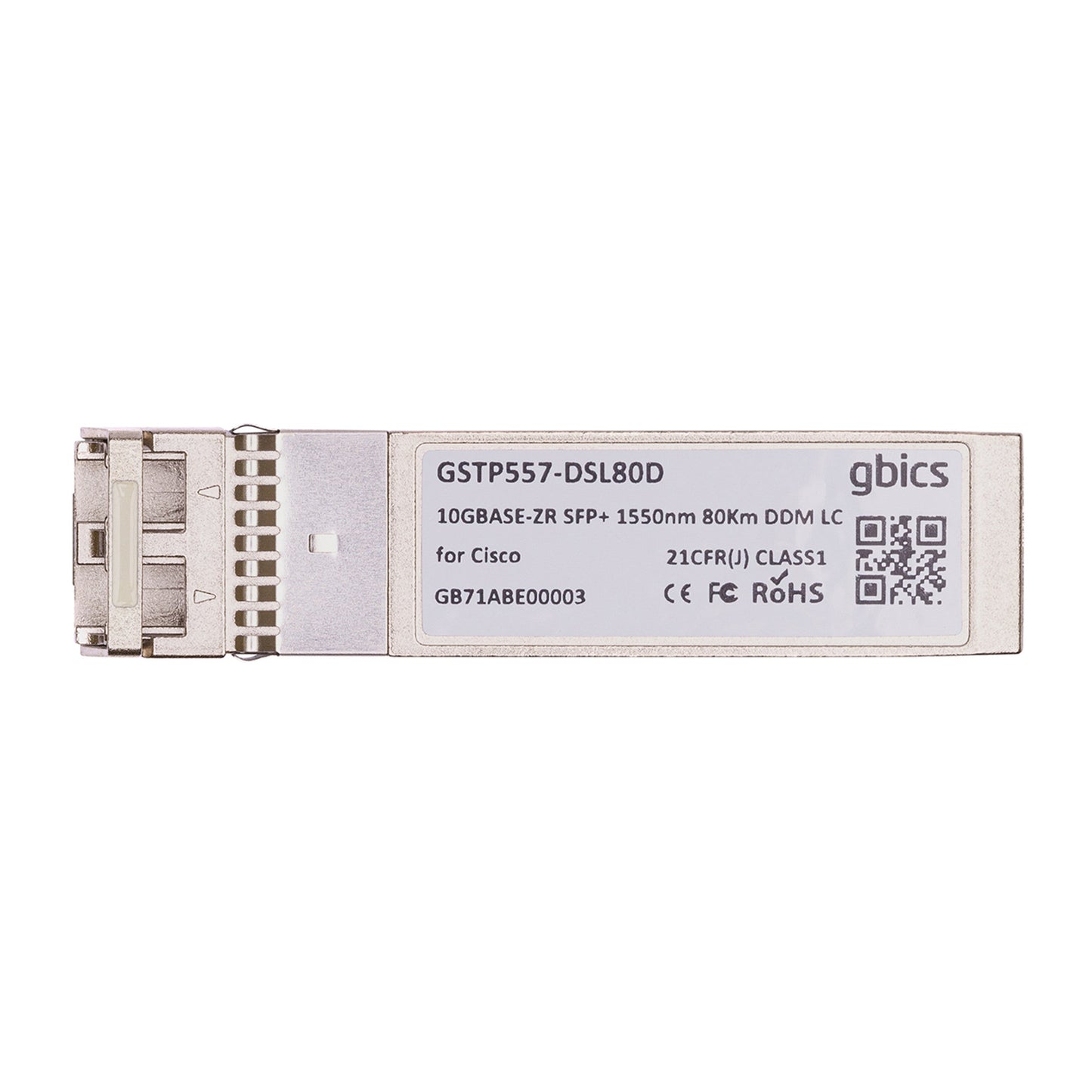 1061701812 - ADVA Compatible - 10GBASE-ZR SFP+ 1550nm 80km DOM Transceiver Module