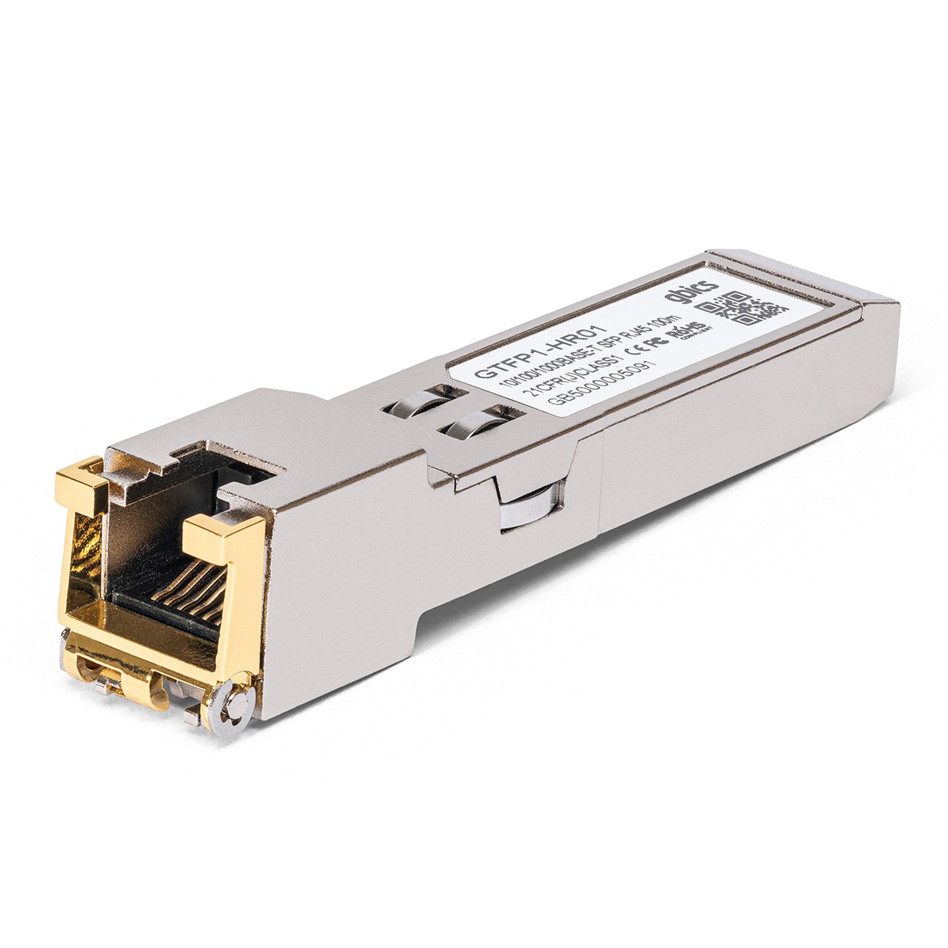 01 - SSC - 9791 - SonicWalll Compatible 10/100/1000BASE - T SFP Copper RJ - 45 100m Transceiver Module - Fyber Optix