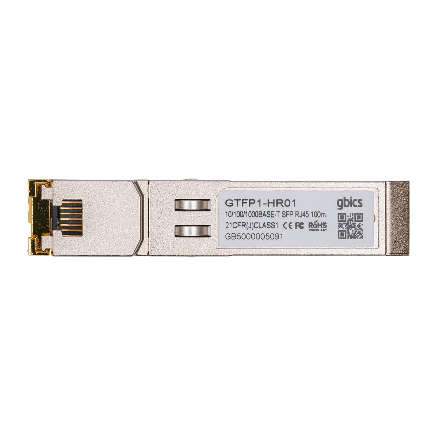 01 - SSC - 9791 - SonicWalll Compatible 10/100/1000BASE - T SFP Copper RJ - 45 100m Transceiver Module - Fyber Optix