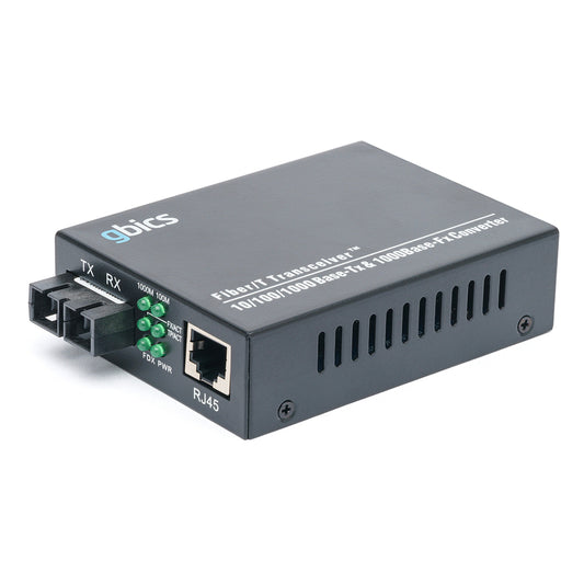 GMC-1G-RJSCMM2 - 10/100/1000BASE-T RJ45 to 1000BASE MMF SC 2km Media Converter