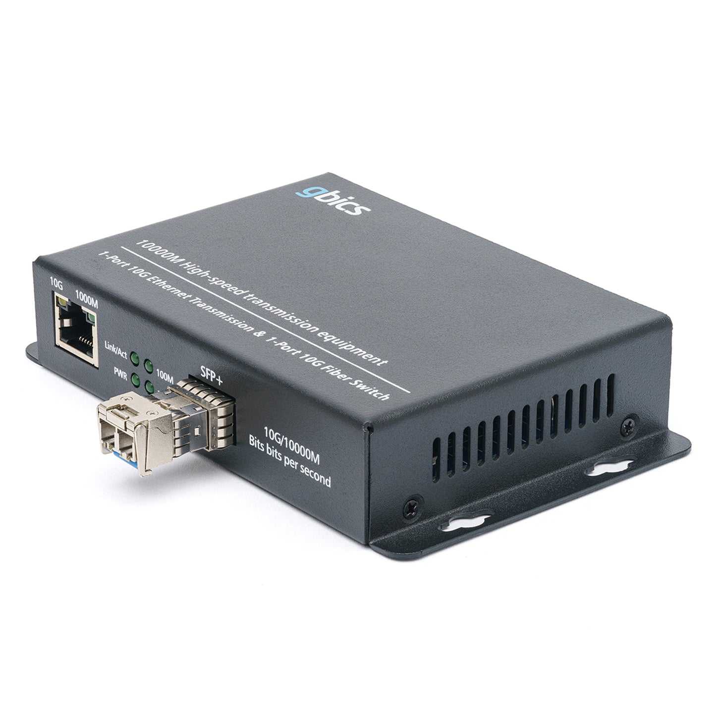 GMC-10G-RJSFPP - 1/10GBASE-T RJ45 to 1/10GBASE-SR/LR SFP+ Media Converter