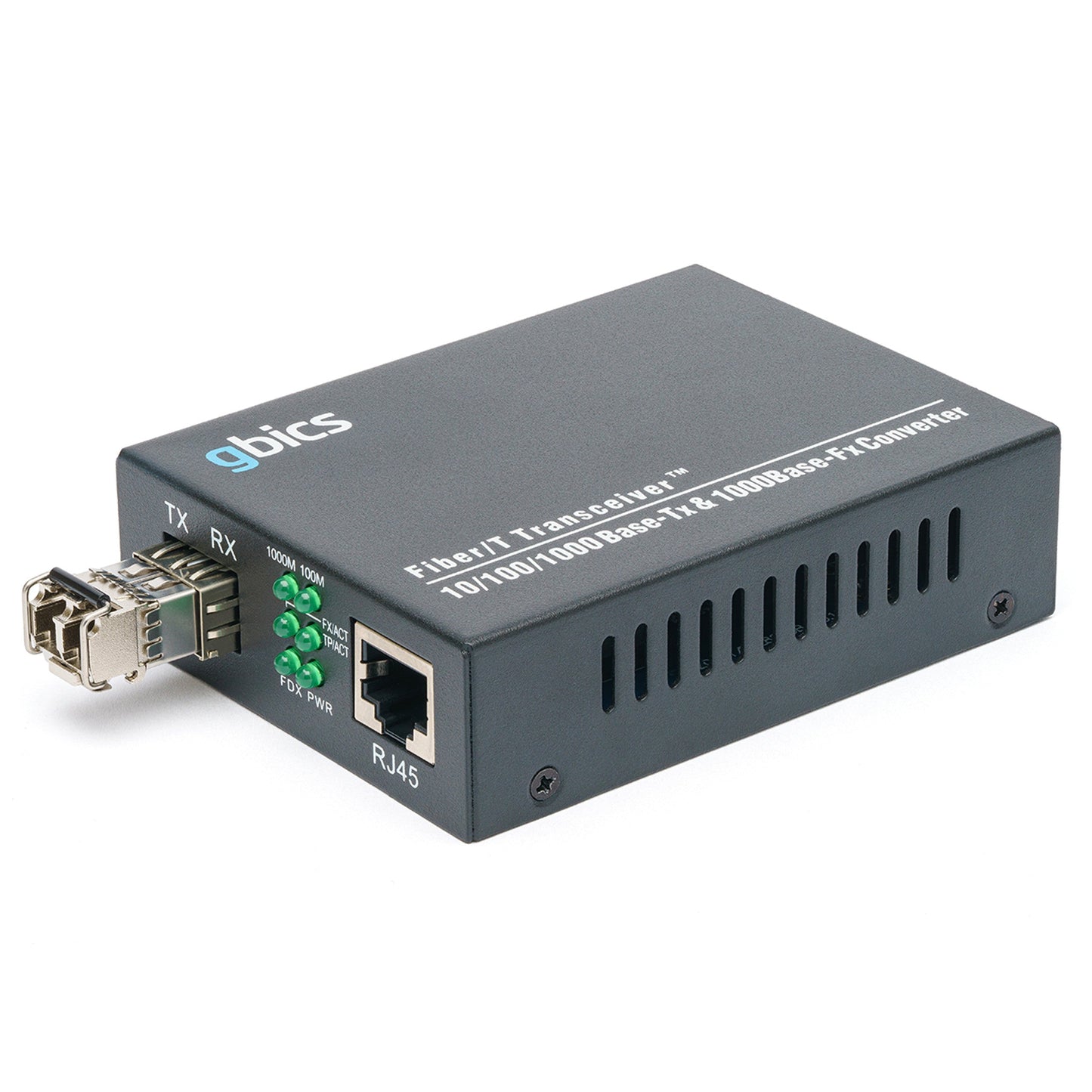 GMC-1G-RJSFP - 10/100/1000BASE-T RJ45 to 1000BASE-SX/LX SFP Media Converter