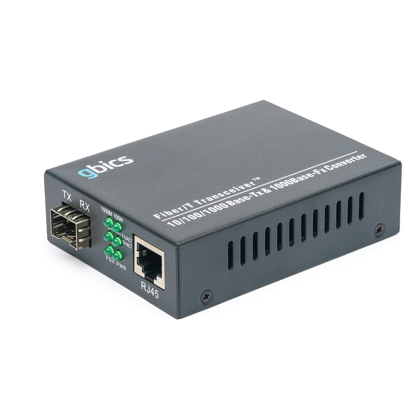 GMC-1G-RJSFP - 10/100/1000BASE-T RJ45 to 1000BASE-SX/LX SFP Media Converter