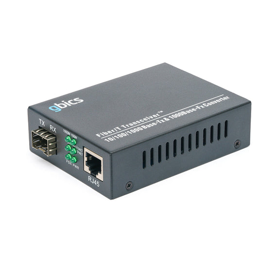 GMC-1G-RJSFP - 10/100/1000BASE-T RJ45 to 1000BASE-SX/LX SFP Media Converter
