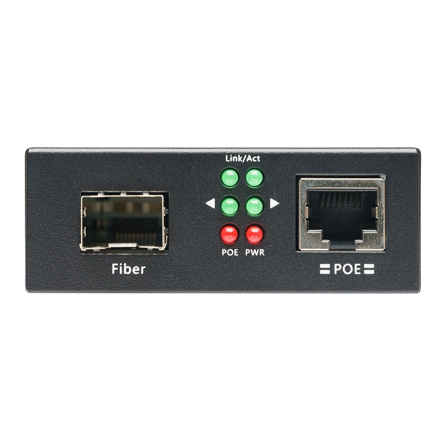 GMC-1G-RJSFP-POE - 10/100/1000BASE-T RJ45 to 1000BASE-SX/LX SFP PoE+ Media Converter