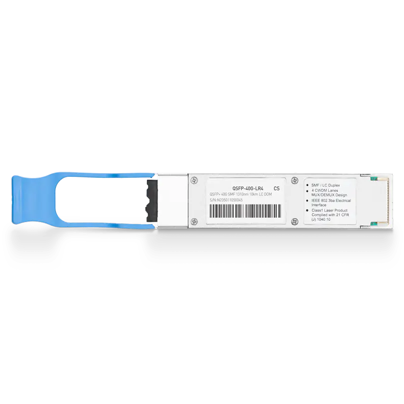 Alcatel-Lucent QSFP-40G-LR Compatible 40GBASE-LR4 QSFP+ 1310nm 10km DOM Duplex LC Transceiver Module for SMF SFPS