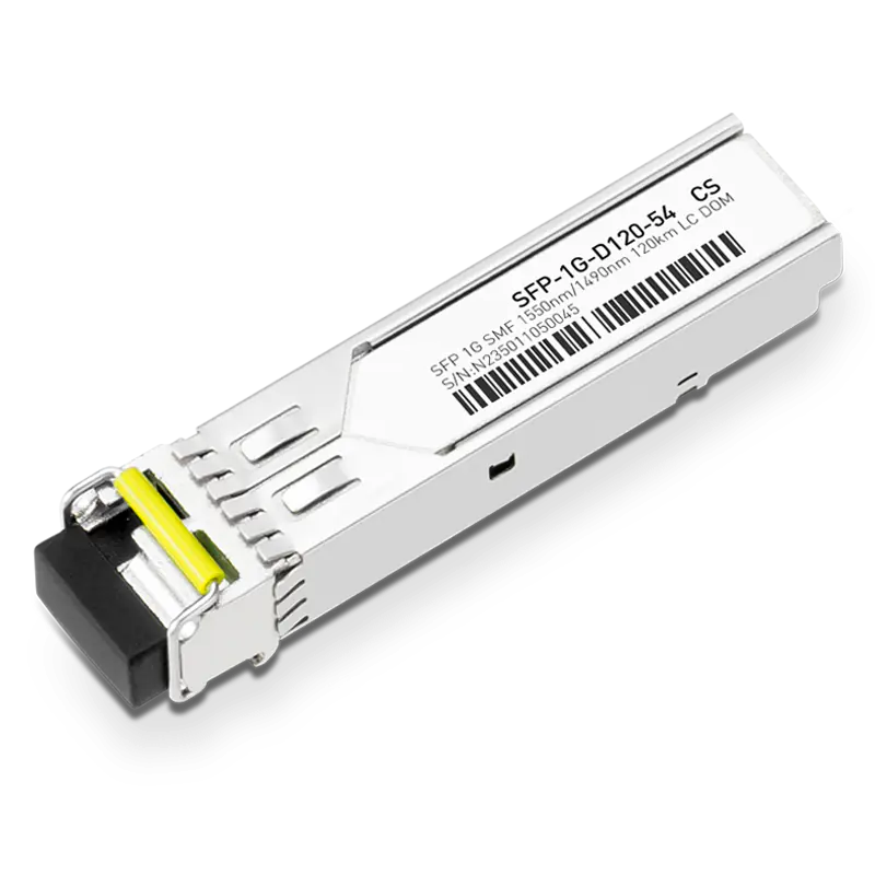 Brocade E1MG-1G-BXD-120 Compatible 1GBASE-D120-54 SFP TX-1550nm/RX-1490nm 120km DOM Simplex LC Transceiver Module for SMF SFPS
