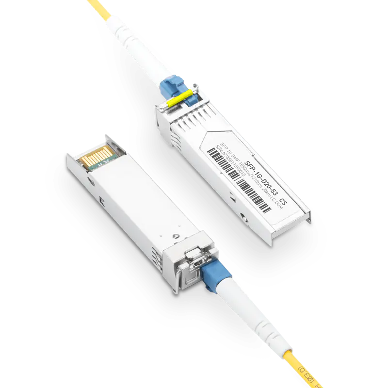 Brocade E1MG-BXD-10 Compatible 1000BASE-D10-53 SFP TX-1550nm/RX-1310nm 10km DOM Simplex LC Transceiver Module for SMF SFPS