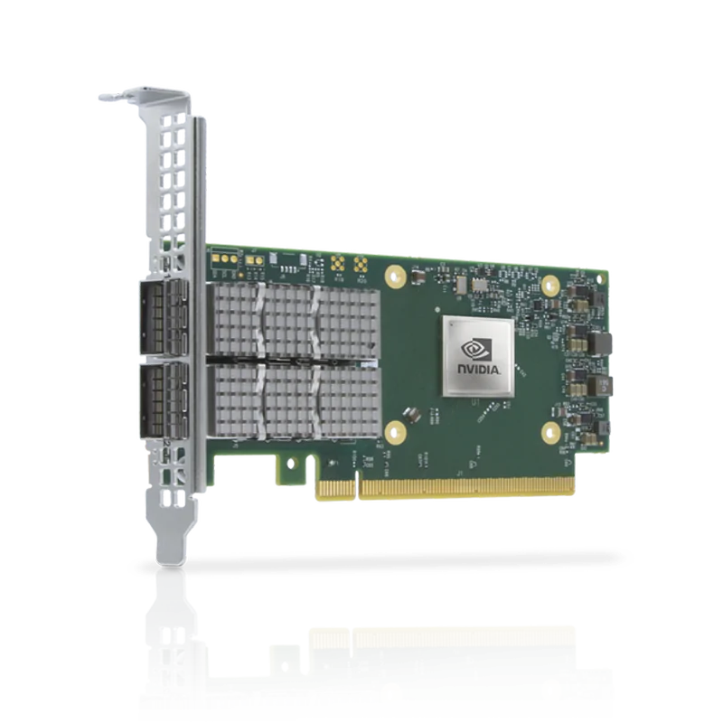 NVIDIA/Mellanox MCX623106AN-CDAT ConnectXÂ®-6 Dx EN Adapter Card, 100GbE, Dual-Port QSFP56 PCIe 4.0 x16, No Crypto Tall Bracket SFPS