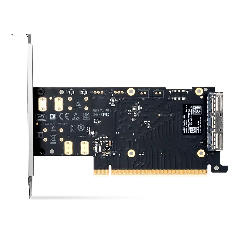 NVIDIA/Mellanox C8180X (930-9XAX6-0025-000) Socket Direct/MultiHost Auxiliary Kit for Additional PCIe Gen6x16 Connection, 250mm MCIO Harness SFPS