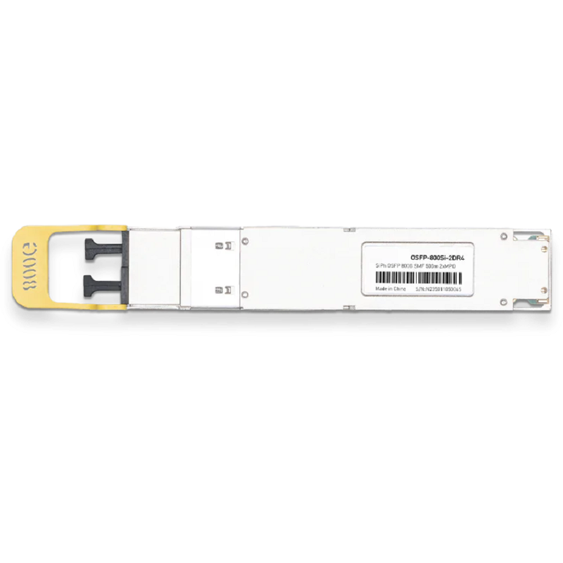 Generic Compatible 800GBASE-2xDR4/DR8 OSFP PAM4 1310nm 500m DOM Dual MPO-12/APC SMF Silicon Photonics Optical Transceiver Module SFPS