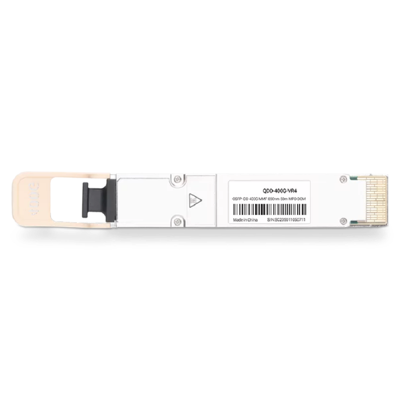 Arista QDD-400G-VSR4 Compatible Broadcom DSP & Broadcom VCSEL 400GBASE-VR4 QSFP-DD PAM4 850nm 50m MTP/MPO-12 MMF Optical Transceiver Module SFPS