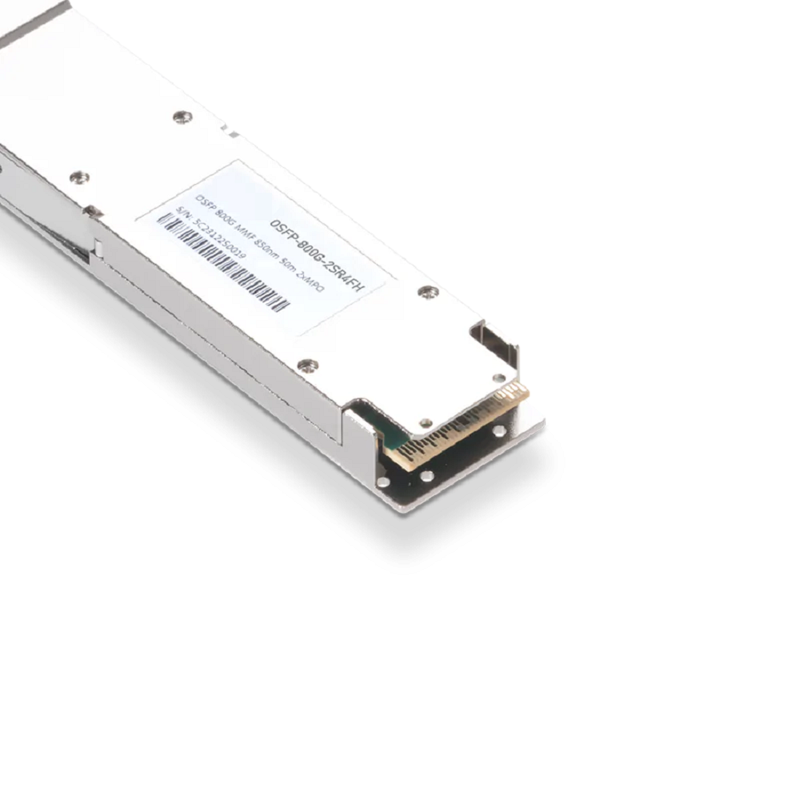 NVIDIA/Mellanox MMA4Z00-NS-FLT Broadcom DSP & Broadcom VCSEL Compatible 800G 2xSR4/SR8 OSFP PAM4 850nm 50m DOM Two MPO-12/APC InfiniBand NDR Transceiver Module for MMF (Flat Top DGX H100) SFPS