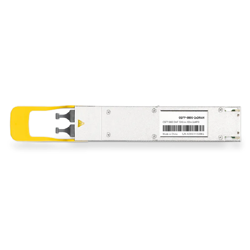 NVIDIA/Mellanox MMS4X00-NS Compatible 800G 2xDR4/DR8 OSFP PAM4 1310nm 100m DOM Two MPO-12/APC InfiniBand NDR Transceiver Module for SMF (Finned Top) SFPS