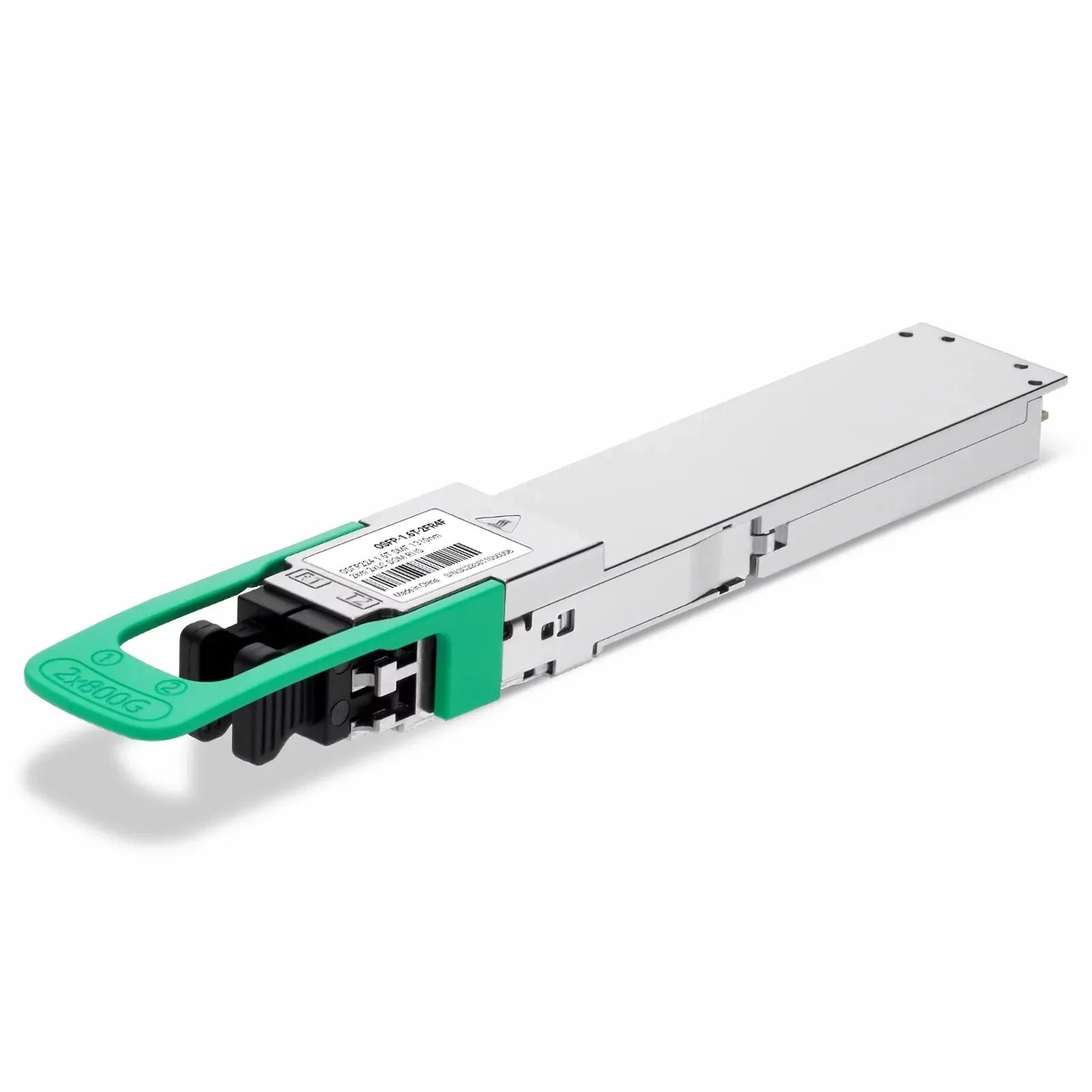 NVIDIA/Mellanox Compatible 1.6T 2xFR4 OSFP224 RHS/Flat Top PAM4 Broadcom 3nm DSP (Sian3 | BCM83628) 1310nm 2km SMF DOM Dual LC Duplex Silicon Photonics Transceiver Module for Liquid-Cooled Spectrum-6 SN6600-LD Switch SFPS