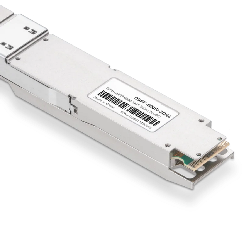 Generic Compatible 800GBASE-2xDR4/DR8 OSFP PAM4 1310nm 500m DOM Dual MPO-12/APC SMF Silicon Photonics Optical Transceiver Module SFPS