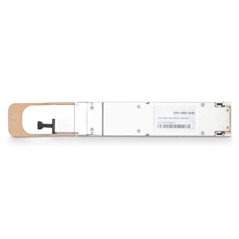 NVIDIA/Mellanox MMA4Z00-NS400 Broadcom DSP & Broadcom VCSEL Compatible 400G SR4 OSFP PAM4 850nm 50m DOM Single MPO-12/APC InfiniBand NDR Transceiver Module for MMF (Flat Top) SFPS