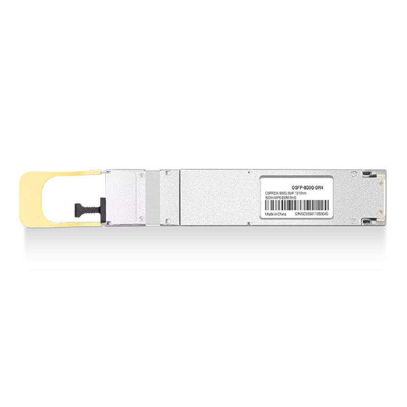 NVIDIA/Mellanox MMS4C11-XM800 (980-9IAY1-00XM00) Compatible 800G OSFP224 DR4 Broadcom 3nm DSP (Sian3 | BCM83628) 1310nm 500m RHS/Flat Top PAM4 DDM MPO/MTP-12 APC SMF Optical Transceiver Module SFPS