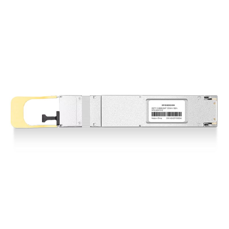 NVIDIA/Mellanox Compatible 800G OSFP112 DR4 1310nm 100m RHS/Flat Top PAM4 DDM MPO/MTP-12 APC SMF Optical Transceiver Module for ConnectX-8 C8180 SuperNIC SFPS