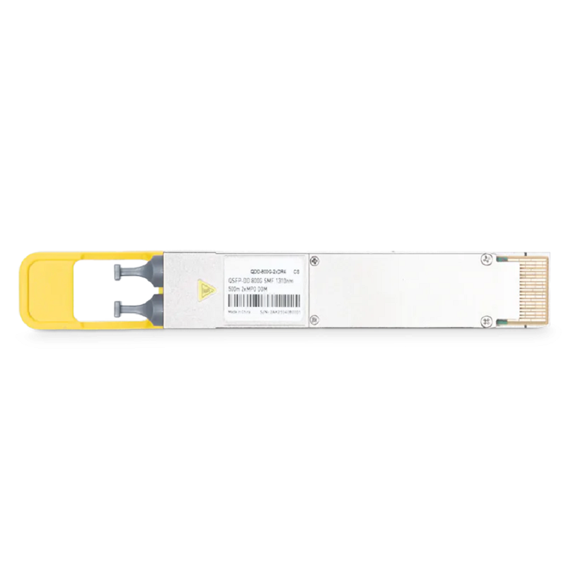 Juniper Compatible QDD-2X400G-DR4-P 1310nm 500m Dual MTP/MPO-12 APC SMF Finned Top Optical Transceiver Module for QFX5240 Series Switch SFPS