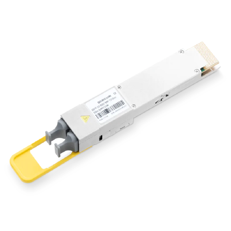 Cisco Compatible QDD-800G-2xDR4 1310nm 500m Dual MTP/MPO-12 APC SMF Finned Top Optical Transceiver Module for N9364E-SG2-Q Switch SFPS