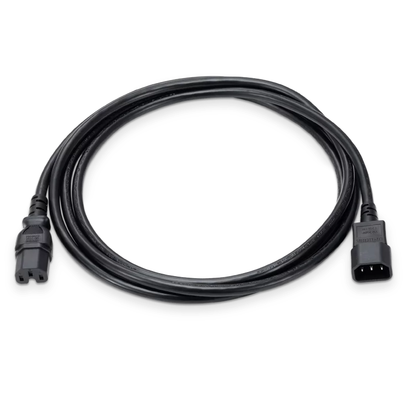 2.5m (8.2ft) C14 to C15 16AWG 13A/250V Power Extension Cord, Black, Compatible with Q3200-RA / Q3400-RA XDR InfiniBand Switches and Other Data Center Servers SFPS
