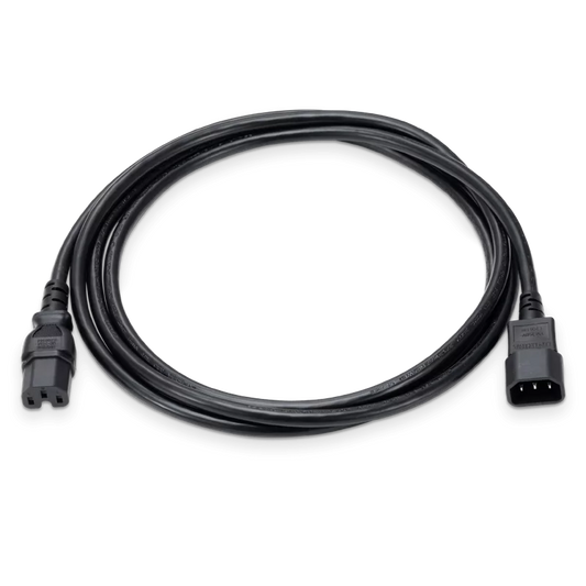 2.5m (8.2ft) C14 to C15 16AWG 13A/250V Power Extension Cord, Black, Compatible with Q3200-RA / Q3400-RA XDR InfiniBand Switches and Other Data Center Servers SFPS