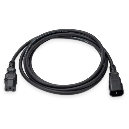 1.83m (6ft) C14 to C15 1.0mmÂ² 10A/250V Power Extension Cord, Black, Compatible with Q3200-RA / Q3400-RA XDR InfiniBand Switches and Other Data Center Servers SFPS