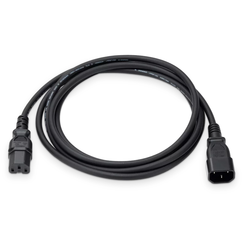 2.5m (8.2ft) C14 to C15 1.0mmÂ² 10A/250V Power Extension Cord, Black, Compatible with Q3200-RA / Q3400-RA XDR InfiniBand Switches and Other Data Center Servers SFPS