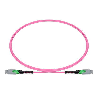 1m (3ft) MMC Jumper, MMC-12 APC (Female) to MMC-12 APC (Female), 12 Fibers, Multimode (OM4), Jumper Polarity, OFNP, 2.5mm, Max IL ÃƒÂ¢Ã¢â‚¬Â°Ã‚Â¤ 0.35dB, Magenta SFPS