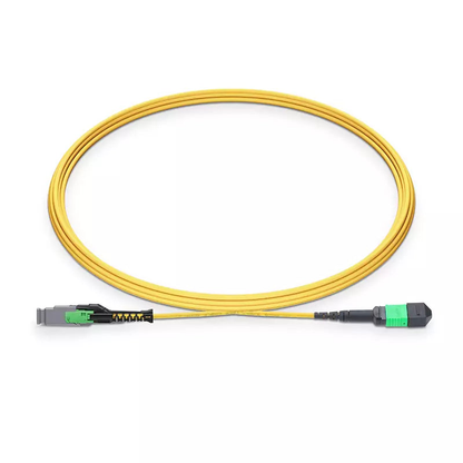 1m (3ft) MMC Jumper, MMC-16 APC (Female) to MPO-16 APC (Female), 16 Fibers, Single Mode (OS2), Jumper Polarity, OFNP, 2.5mm, Max IL ÃƒÂ¢Ã¢â‚¬Â°Ã‚Â¤ 0.35dB, Yellow SFPS