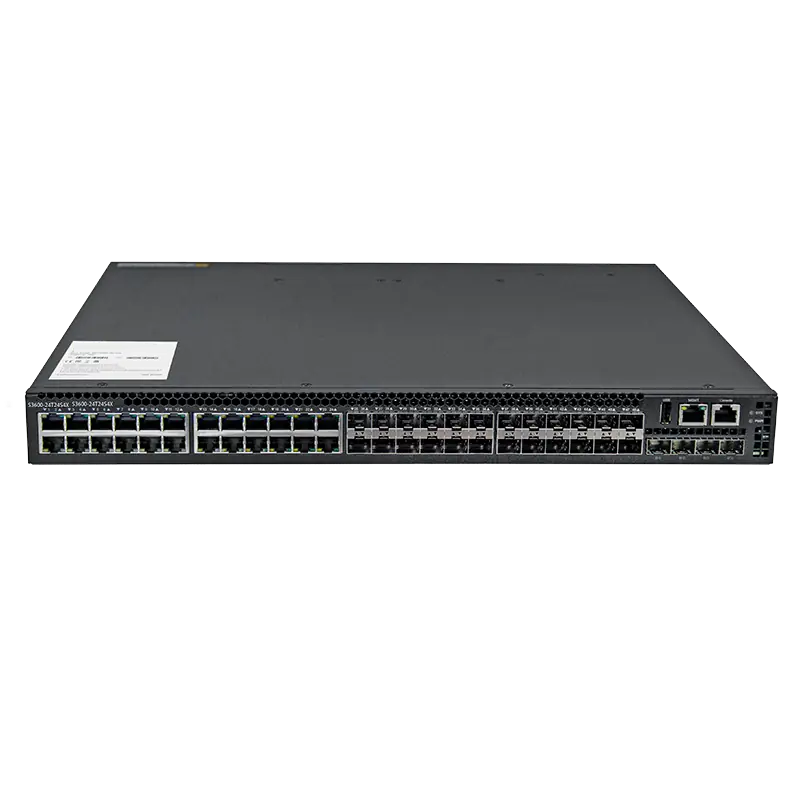 S3600-24T24S4X, 48-Port Gigabit Ethernet L3 Switch, 24x 1GBASE-T, 24x 1Gb SFP, with 4x 1/10Gb SFP+, Support MLAG SFPS
