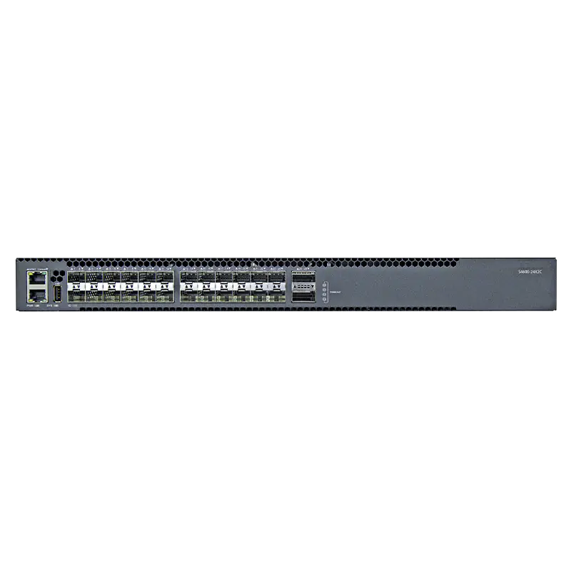 S4600-24X2C , 24-Port Ethernet L3 Switch, 24x10Gb SFP+, with 2x QSFP28/QSFP+ Uplinks, Support MLAG SFPS