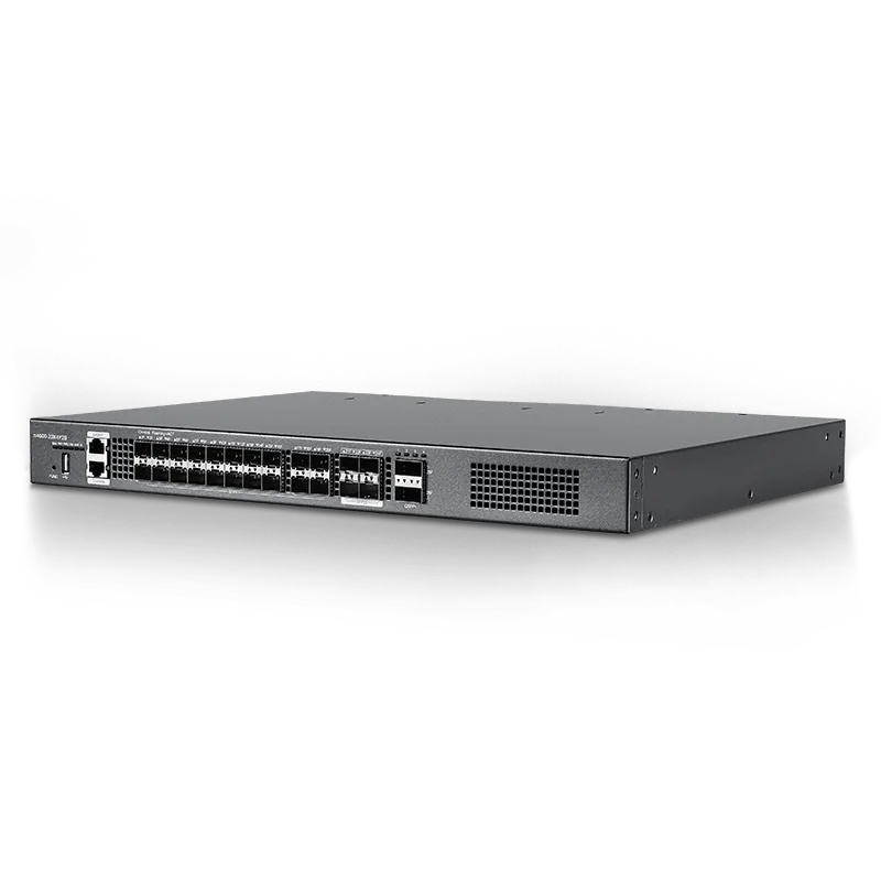 24-Port Ethernet L3 Switch, 20Ã—10Gb SFP+, with 4Ã—25Gb SFP28 and 2Ã—40Gb QSFP+, Broadcom Chip, for DCN/Enterprise Network SFPS