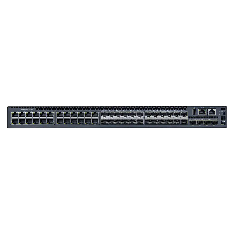 S3600-24T24S4X, 48-Port Gigabit Ethernet L3 Switch, 24x 1GBASE-T, 24x 1Gb SFP, with 4x 1/10Gb SFP+, Support MLAG SFPS