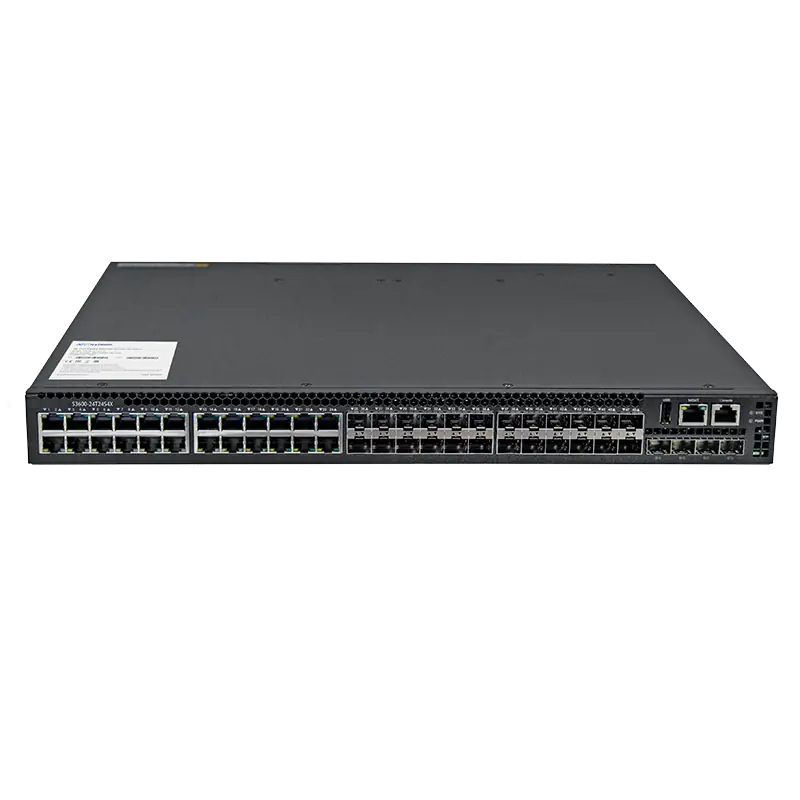 S3600-24T24S4X, 48-Port Gigabit Ethernet L3 Switch, 24x 1GBASE-T, 24x 1Gb SFP, with 4x 1/10Gb SFP+, Support MLAG SFPS